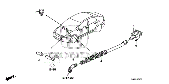 BODY / AIR CONDITIONING/A/C SENSOR for 2011 Honda CIVIC SEDAN #1
