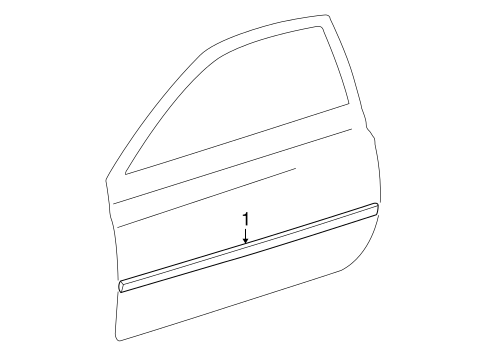 Solara EXTERIOR TRIM - DOOR