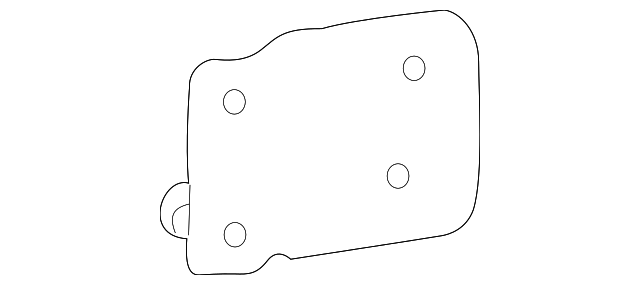 1L5Z-17E986-AA Деталь IMPACT BAR BRACKET, RIGHT