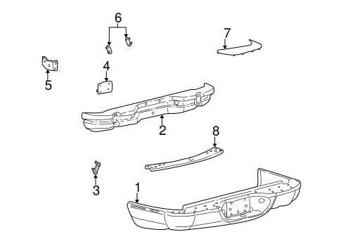 Explorer Sport Trac BUMPER & COMPONENTS - REAR