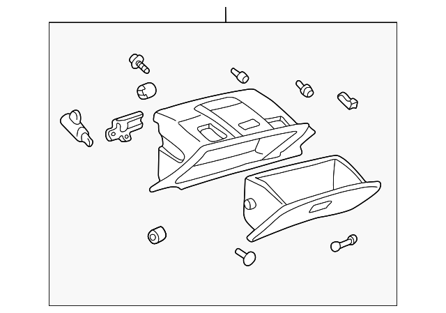 55303-33030-G0 Деталь GLOVE BOX ASSY