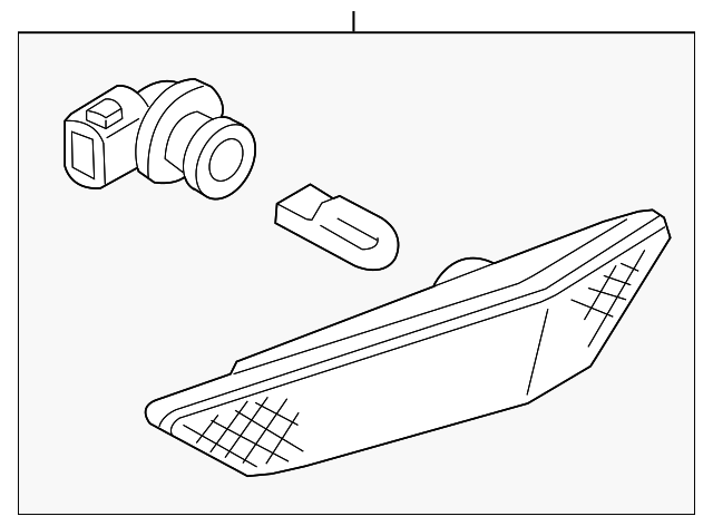 26180AL520 Деталь SIDE MARKER LAMP, RIGHT