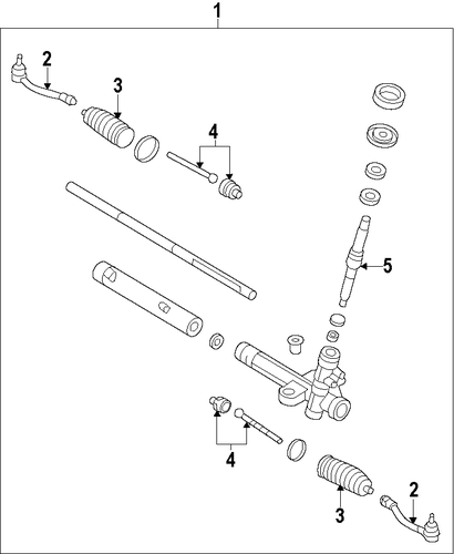 Genesis STEERING GEAR & LINKAGE 3