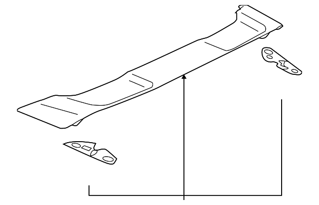 MZ574566EX Деталь SPOILER ASSY