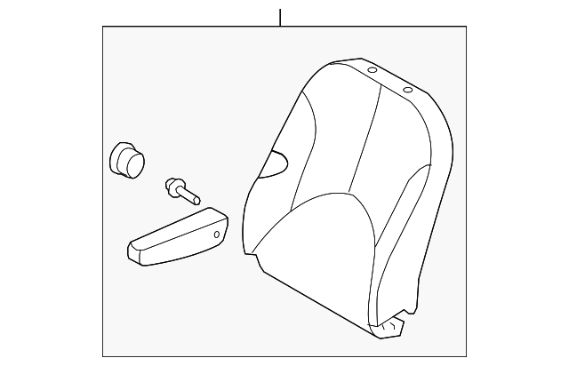 88300-1E440-MWS SEAT BACK ASSY