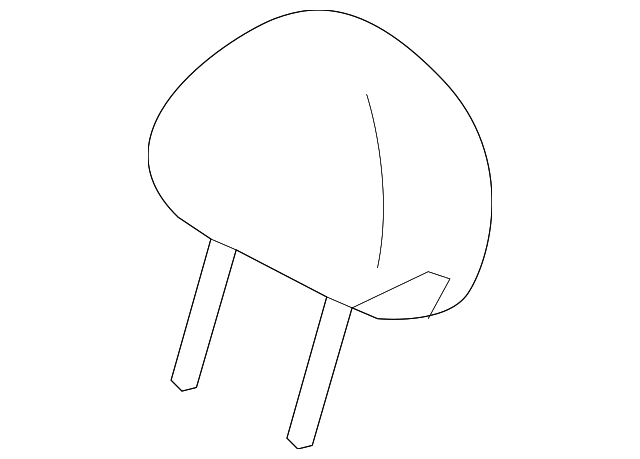 88700-1E600-NWU HEADREST