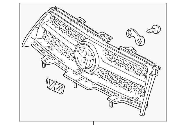 53101-0R020 Деталь GRILLE ASSY