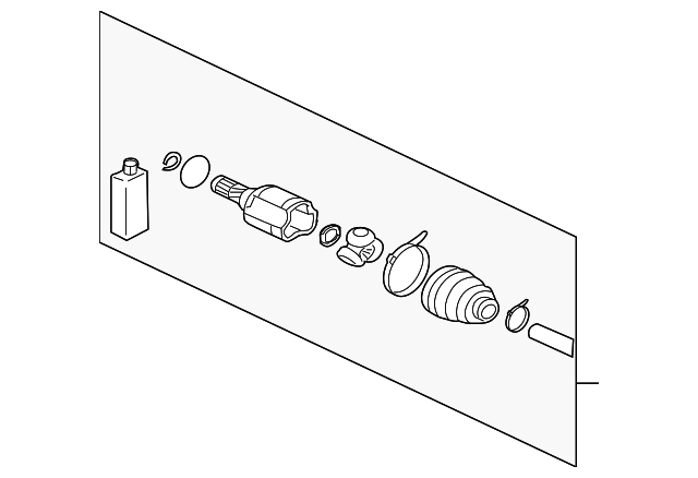 3817A153 Деталь INNER JOINT, LEFT