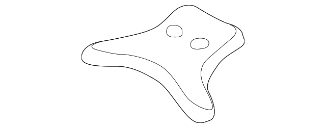 73865-01M01 Деталь HINGE GASKET, LEFT