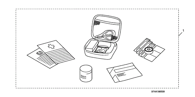 ACCESSORIES/FIRST AID KIT for 2011 Honda RIDGELINE #1