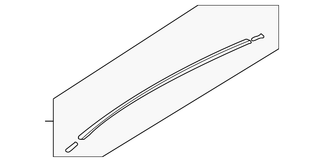 GD7A-50-9L0 Деталь ROOF MOLDING, LEFT