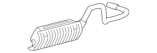 1F6440500 Деталь MUFFLER & PIPE