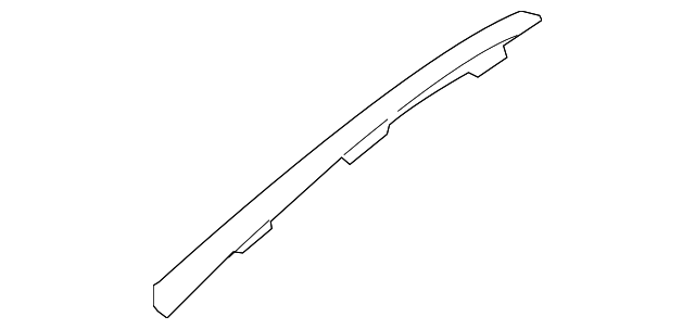 20915837 Деталь FRONT MOLDING, LEFT