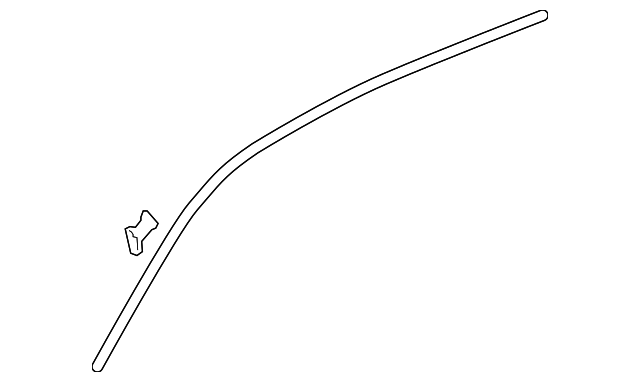 10374863 Деталь DRIP MOLDING, LEFT