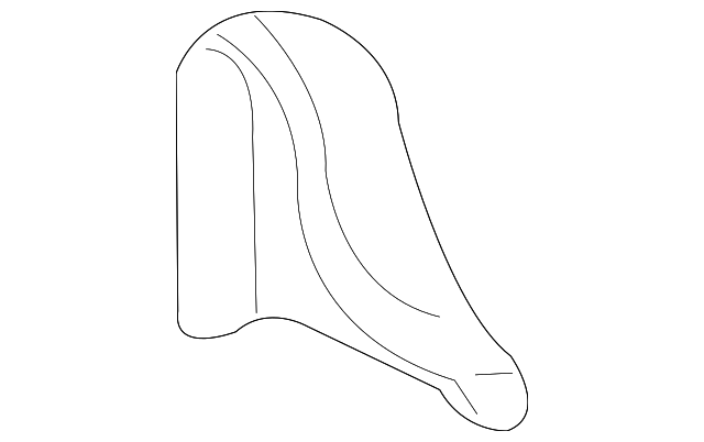 12381542 Деталь LATCH COVER, LEFT