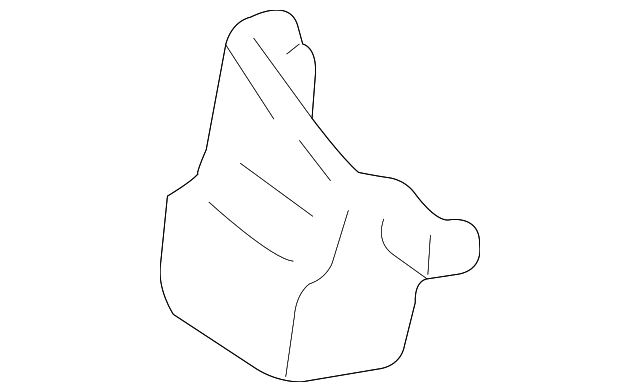 15717533 Деталь LATCH COVER, RIGHT