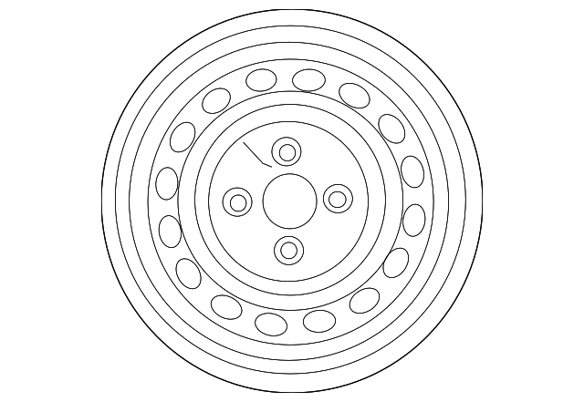 42611-52330 WHEEL, STEEL