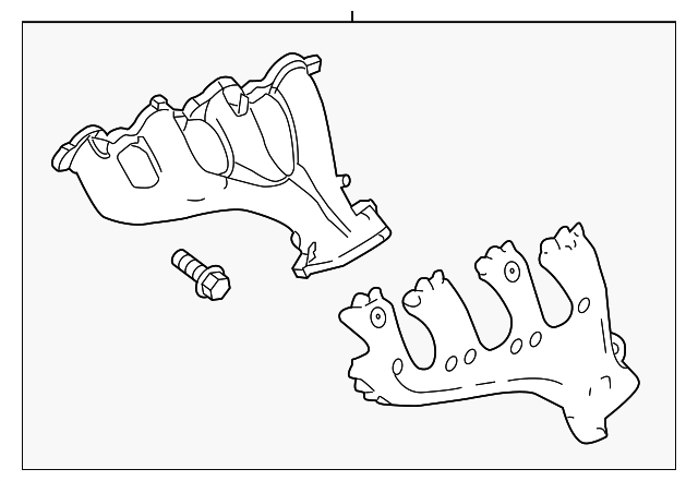 12610962 Деталь EXHAUST MANIFOLD, LEFT