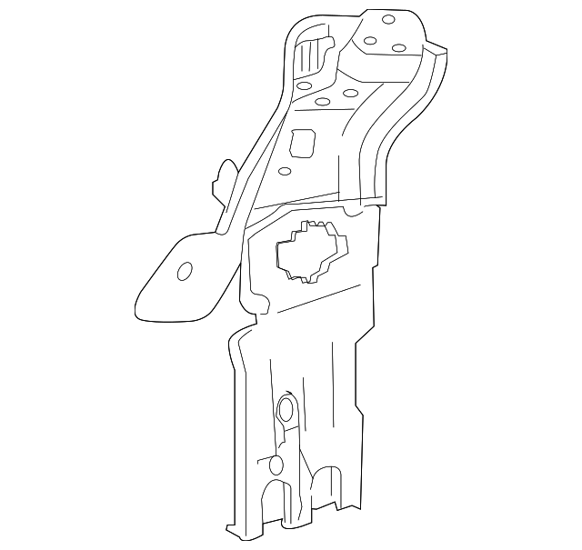 221-620-02-91 Деталь MOUNT FRAME, RIGHT