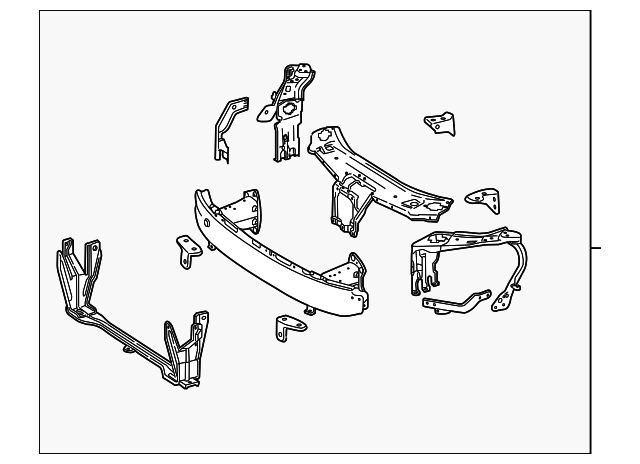 221-620-08-34 Деталь RADIATOR SUPPORT