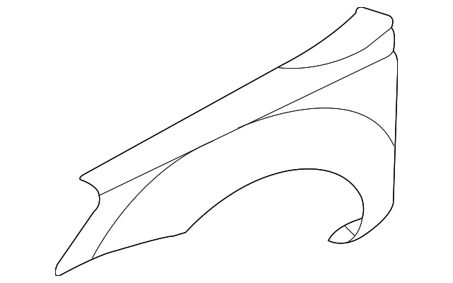 66321-2G100 Деталь FENDER, RIGHT