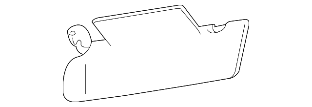5FS50RK5 Деталь SUNVISOR, RIGHT