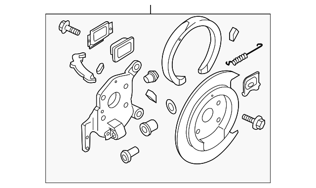 LE44-44-500E Деталь PARKING BRAKE, RIGHT