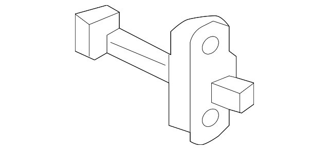 25845436 Деталь DOOR CHECK, LEFT