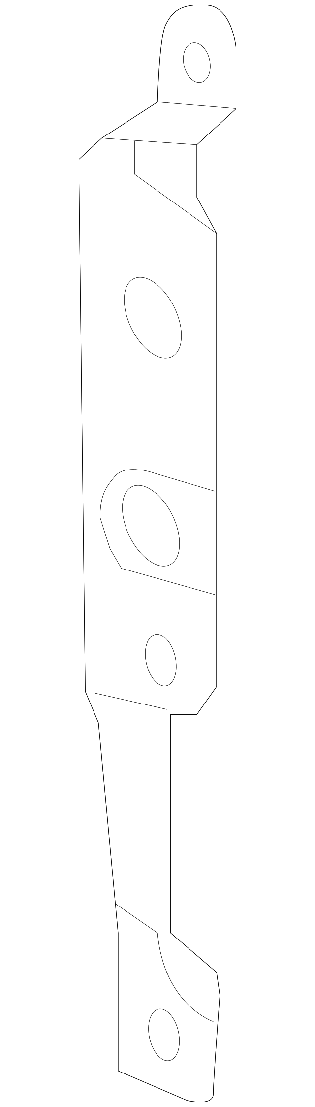 8S0-809-075-A Деталь FRONT BRACKET, LEFT