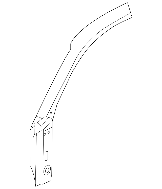 8S8-809-840 Деталь HINGE PILLAR, RIGHT