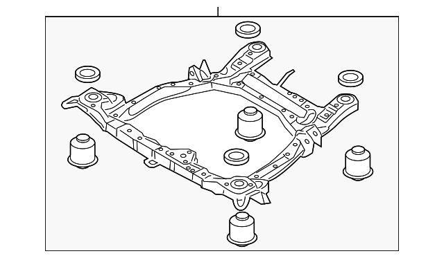 62400-2B570--DS Деталь ENGINE CRADLE