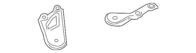 62487-2B100 Деталь REAR BRACKET, LEFT