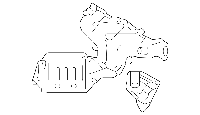 28510-25450 Деталь EXHAUST MANIFOLD