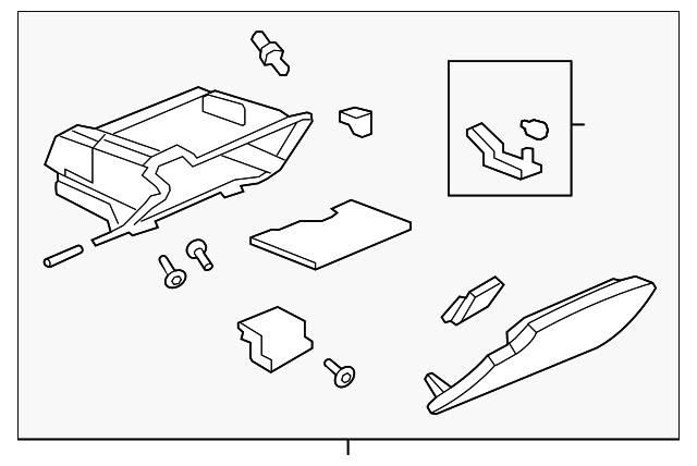 25972082 Деталь GLOVE BOX ASSY