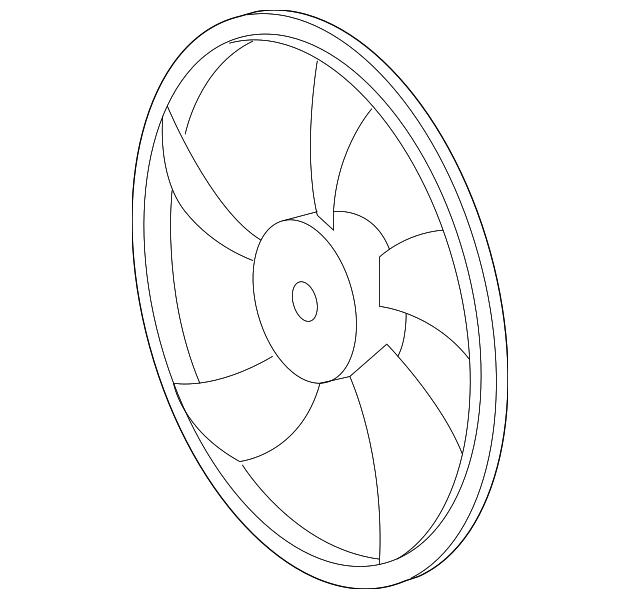 16361-0P340 FAN BLADE, LEFT