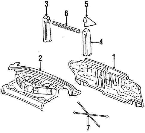 Celica REAR BODY PANEL