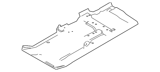 G4313-9KAMA Деталь FRONT FLOOR PAN, LEFT