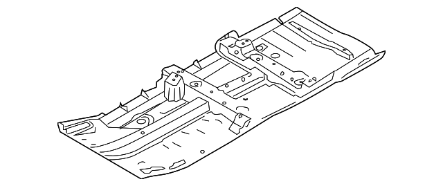G4312-9KAMA Деталь FRONT FLOOR PAN, RIGHT