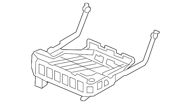 81336-SZA-A01 Деталь FRAME, R. MIDDLE SEAT CUSHION