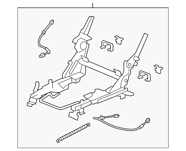 81310-SZA-A01 Деталь DEVICE, R. MIDDLE SEAT