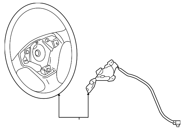 1J0-419-091-DL-QHS Деталь STEERING WHEEL