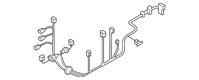 4E4-971-687-N Деталь WIRE HARNESS, RIGHT