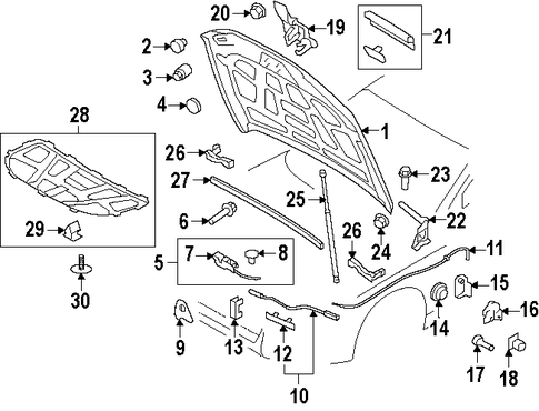 allroad HOOD & COMPONENTS
