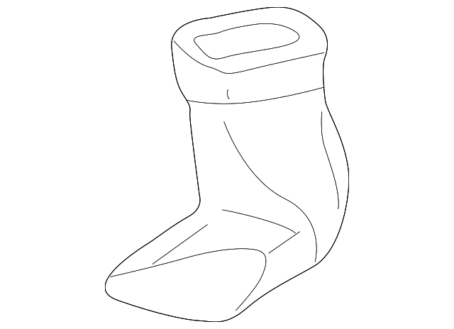 215-831-02-46 Деталь DEFROSTER DUCT, RIGHT