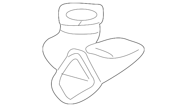215-831-01-46 Деталь DEFROSTER DUCT, LEFT
