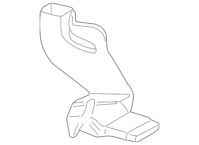 220-831-09-46 Деталь DUCT, LEFT
