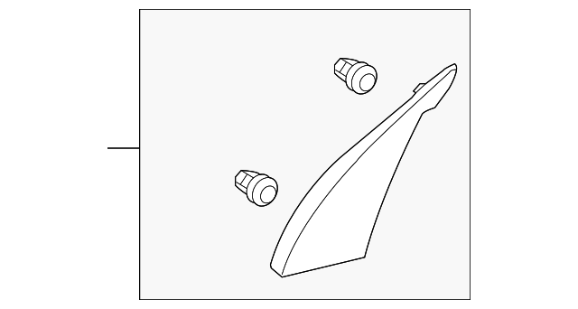 67492-53040 Деталь FRONT TRIM, LEFT
