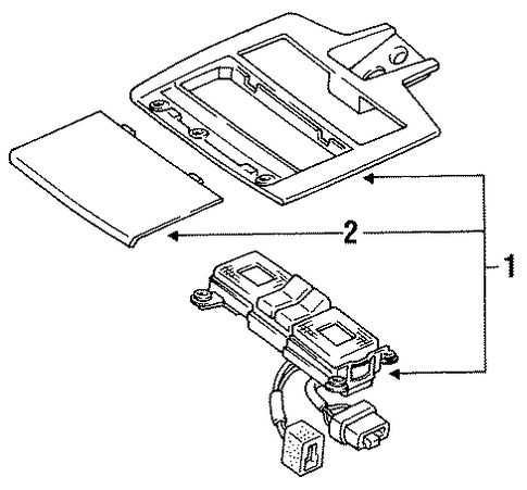 Protege OVERHEAD CONSOLE