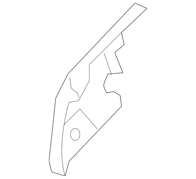 55715-08010 Деталь COWL PANEL GUSSET, RIGHT