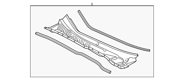 55708-08040 Деталь COWL GRILLE